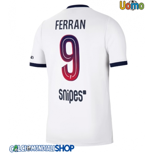 Maglie da calcio Paris Saint-Germain Ferran Torres #9 Seconda Maglia 2026-27 Manica Corta